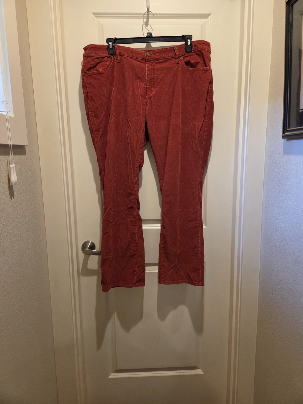 Universal Thread Womens Rust Red Corduroy Bootcut Pants
